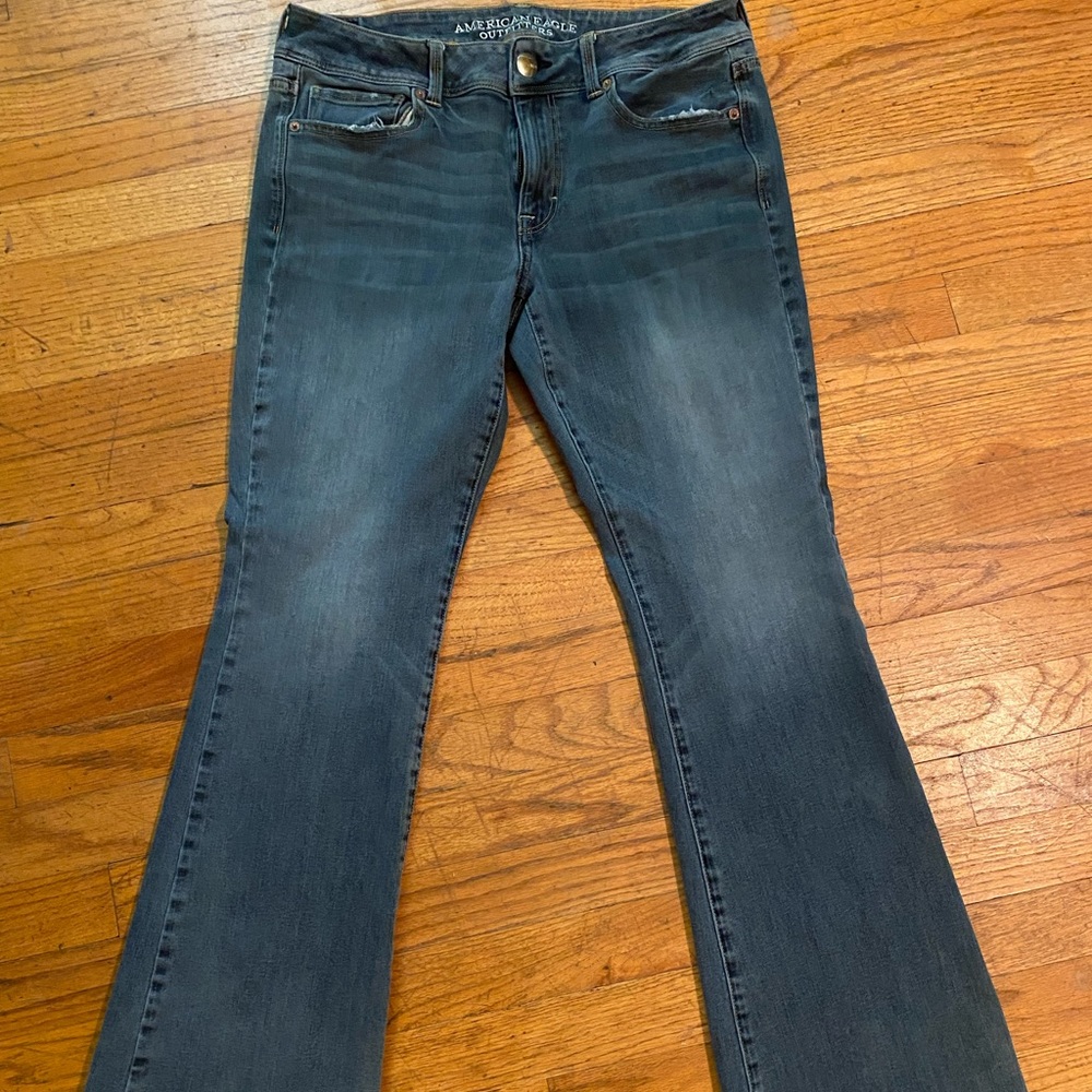 American Eagle Kick Boot Jeans Size 12 Regular